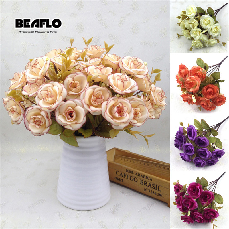 14 Heads/Bouquet Silk Rose European Style Artificial Flower High Quality Bouquet Fake Flowers Wedding Home Garden Decoration, Pink
14 Heads/Bouquet Silk Rose European Style Artificial Flower High Quality Bouquet Fake Flowers Wedding Home Garden Decoration, Pink