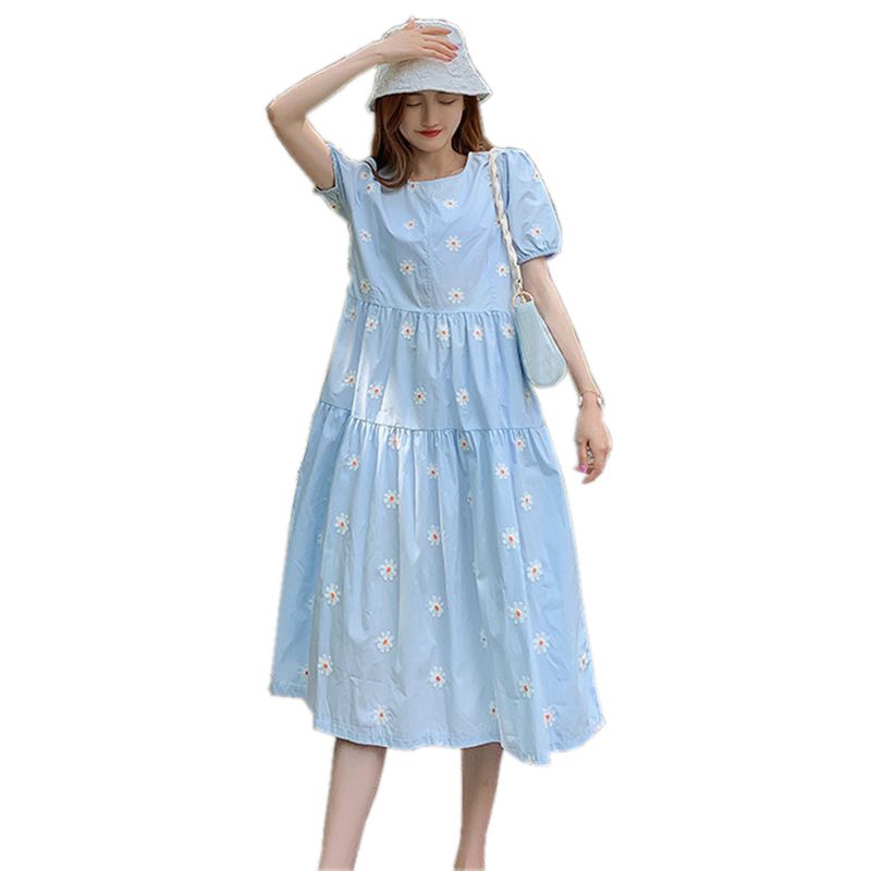 Maternity Dresses Cotton Embroidered Loose Plus Size Dress for Pregnant Women Clothes Blue Pregnant Dresses Maternity Clothes, Gray
Maternity Dresses Cotton Embroidered Loose Plus Size Dress for Pregnant Women Clothes Blue Pregnant Dresses Maternity Clothes, Gray