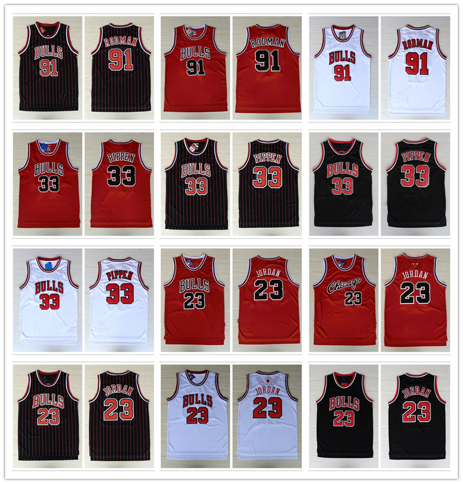 ChicagoBullsMEN Dennis Rodman Michael Jor dan Scottie Pippen 1995-96 HardwoodClassics Swingman Jersey
ChicagoBullsMEN Dennis Rodman Michael Jor dan Scottie Pippen 1995-96 HardwoodClassics Swingman Jersey