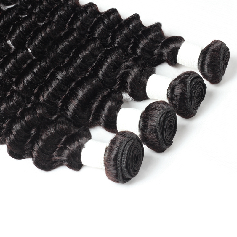 ishow a brazilian deep wave bundles 4pcs with 24 lace closure human hair bundles with closure wholesale brazilian hair weave peruvian