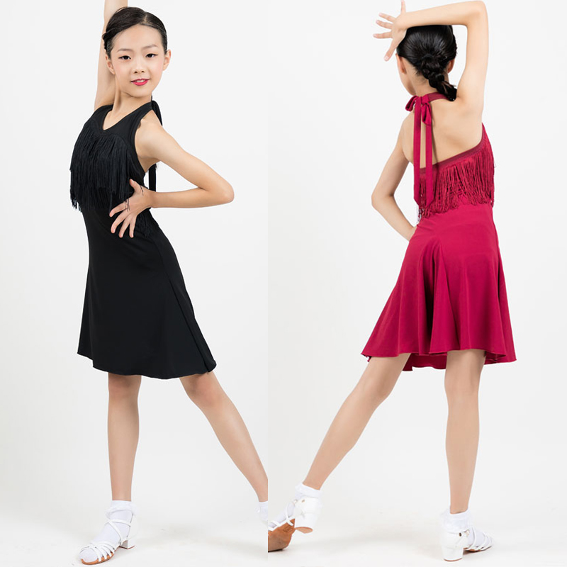 Standard Girls Latin Dance Dresses For Children Lace-Up Tassel Competition Dress Cha Cha Rumba Samba Stage Dance Clothes DL6168, As picture
Standard Girls Latin Dance Dresses For Children Lace-Up Tassel Competition Dress Cha Cha Rumba Samba Stage Dance Clothes DL6168, As picture