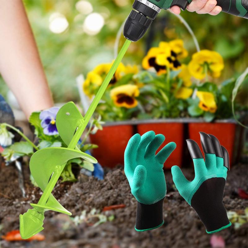 9-16in Bulb & Bedding Plant Auger Garden Auger Spiral Drill Bit Gardening Bedding Planting Hole Digger Tool
9-16in Bulb & Bedding Plant Auger Garden Auger Spiral Drill Bit Gardening Bedding Planting Hole Digger Tool