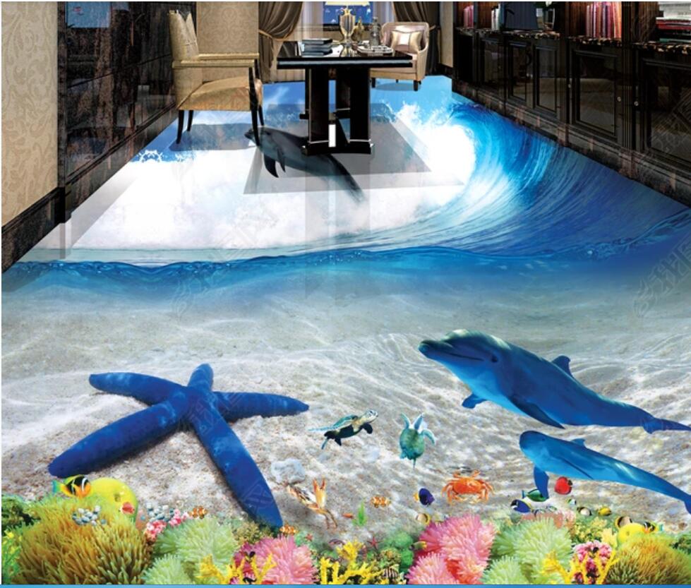 3d pvc flooring custom photo Waterproof Self-adhesive floor Underwater world 3D three-dimensional bathroom living room floor decoration, Customize
3d pvc flooring custom photo Waterproof Self-adhesive floor Underwater world 3D three-dimensional bathroom living room floor decoration, Customize