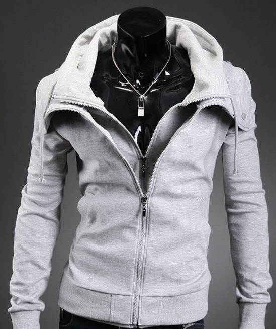 Zogaa 2019 Fashion Autumn Hooded Coat Men Casual Cardigan Sweater Jacket Plus Size S-3XL Zipper Street Mens Jackets and Coats CX200801