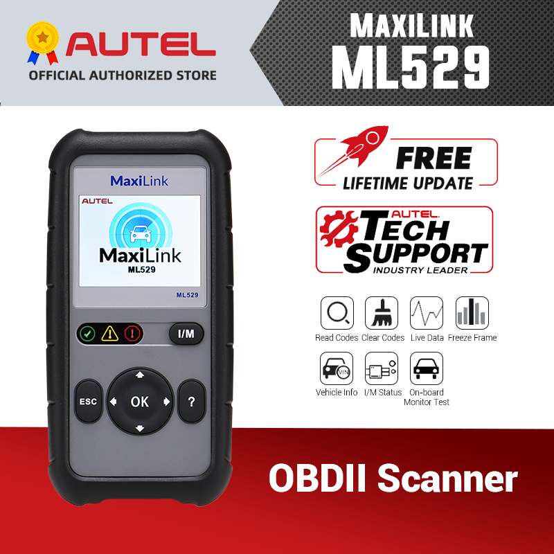 Autel MaxiLink ML529 Car Diagnostic Tool Full OBD2 EOBD Scanner OBDII Fault Auto Code Reader PK Creader 6001 CR6001 OBD2 Scanner
Autel MaxiLink ML529 Car Diagnostic Tool Full OBD2 EOBD Scanner OBDII Fault Auto Code Reader PK Creader 6001 CR6001 OBD2 Scanner