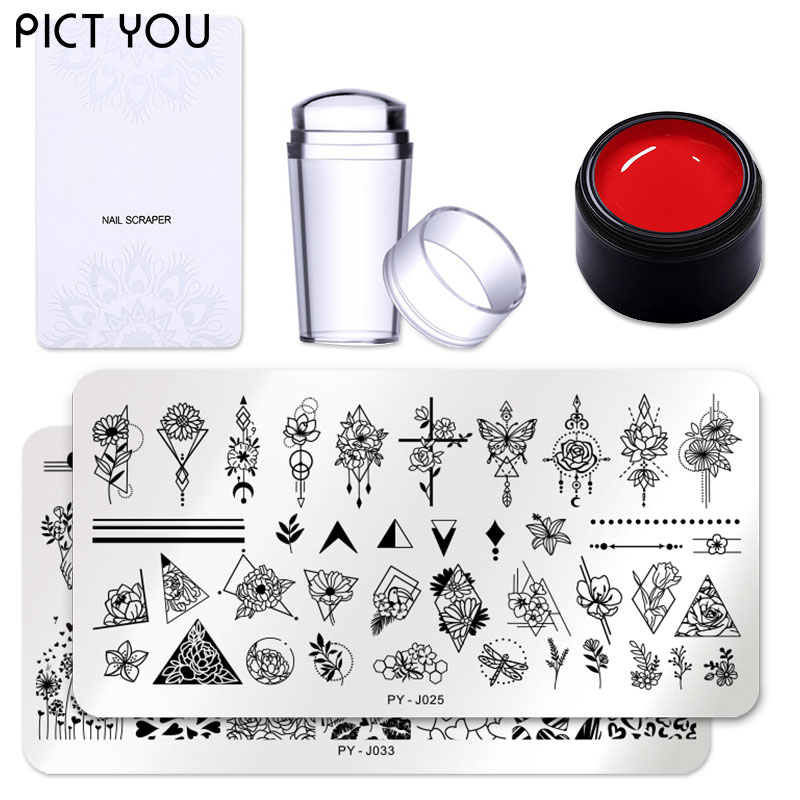 PICT YOU 11 Colors Stamping Gel Set Gel Enamel Templates Design Stamp Jelly Silicone Stamper Stamping Polish Nail Set
PICT YOU 11 Colors Stamping Gel Set Gel Enamel Templates Design Stamp Jelly Silicone Stamper Stamping Polish Nail Set