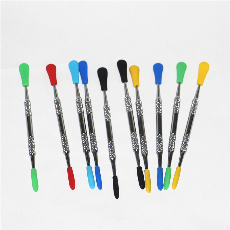 Electronic Cigarette Wax Dabers Tools with silicon tips Stainless Steel Silicone Concentrate Dabber Ego Dry Herb Daber Tool
Electronic Cigarette Wax Dabers Tools with silicon tips Stainless Steel Silicone Concentrate Dabber Ego Dry Herb Daber Tool