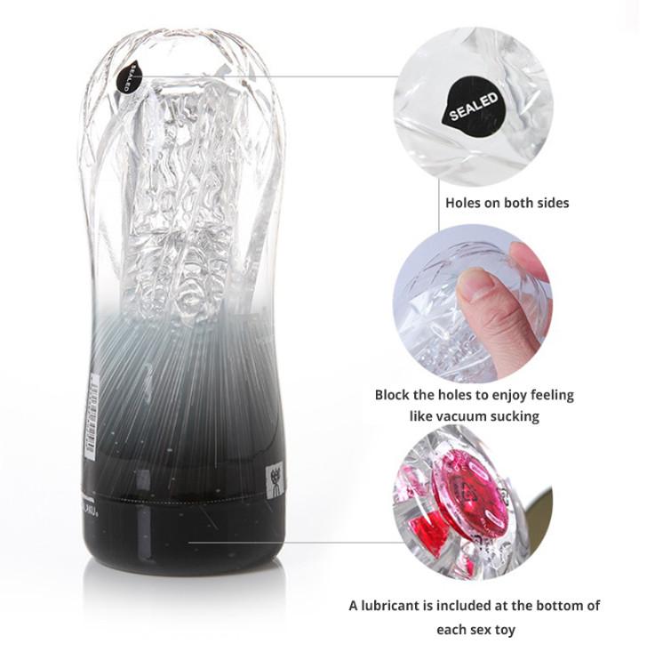 2025 Realistic For Male Masturbator Silicone Masturbation Cup Penis Massager Pocket Pussy Male Enhance Massager