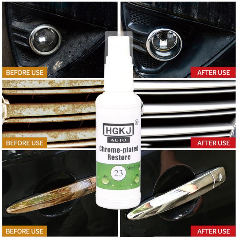 

Car Styling HGKJ-23 Car Body Chrome Plate Retreading Agent 20ML Rust Removal Spray Cleaner Cleaning Accessries