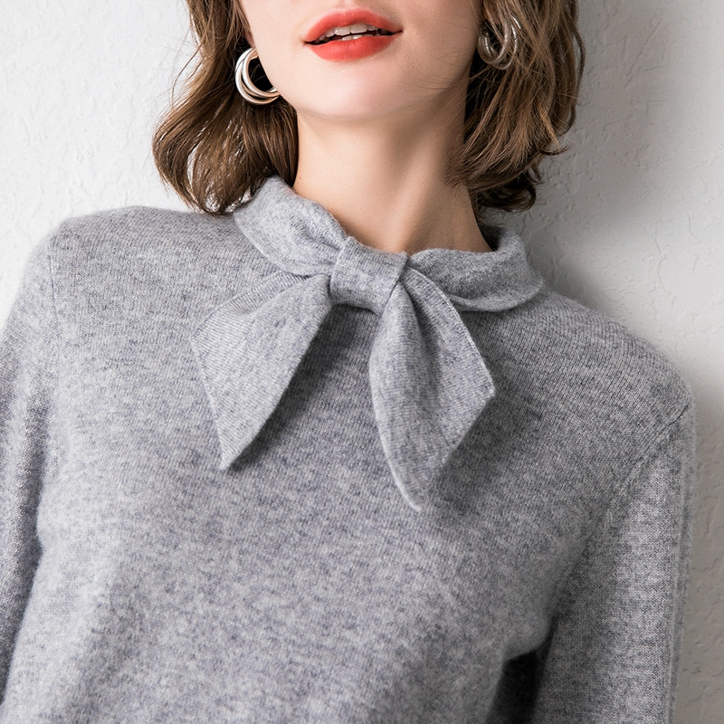 Smpevrg autumn new bow-knot collar cashmere sweater women pullover long sleeve soft fit female pullovers women sweaters knitted, Black
Smpevrg autumn new bow-knot collar cashmere sweater women pullover long sleeve soft fit female pullovers women sweaters knitted, Black