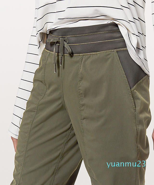 WholeNew Women Yoga Dance Studio Jogger 29quot Women039s Sports Loose Trousers Casual Woven Pocket Running Gym Pants Tig