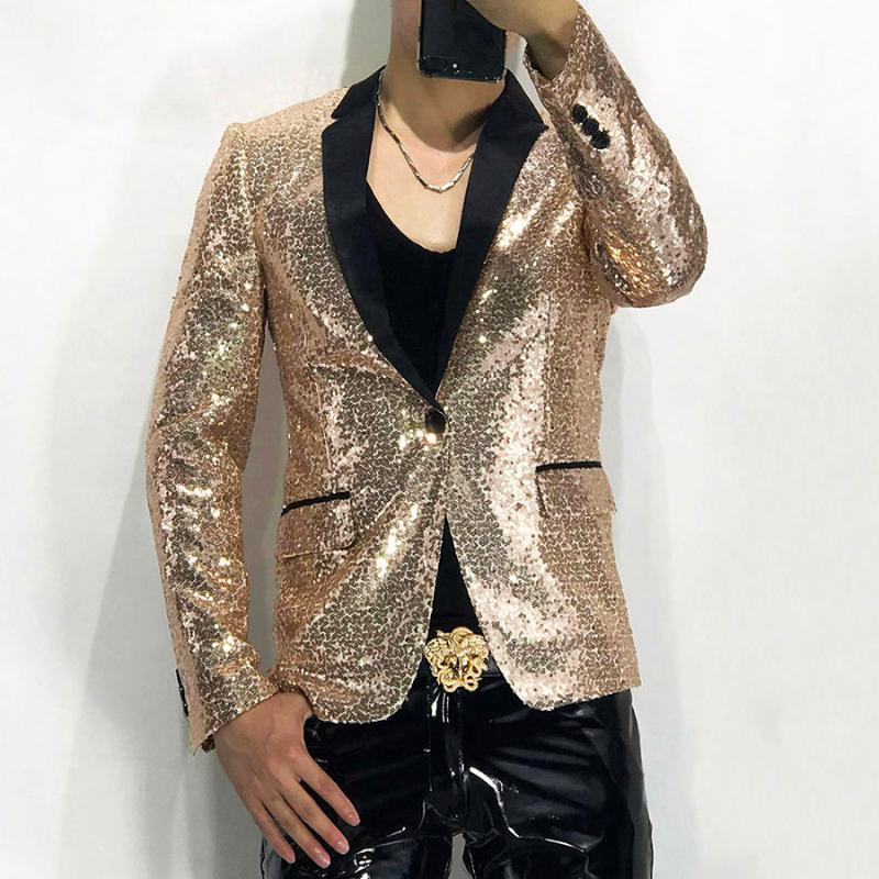 Sequin Black Gold Silver Men Nightclub Show Serve Ktv Bar Uniform Host BlingblingChaquetas Hombre Spangle Party Blazer, Gray
Sequin Black Gold Silver Men Nightclub Show Serve Ktv Bar Uniform Host BlingblingChaquetas Hombre Spangle Party Blazer, Gray
