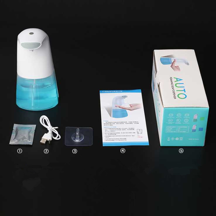 Drop Ship Epack ABS Touchless Automatic Hand Foam Spray Liauid Sanitizer Soap Dispenser 300ML IN Stock