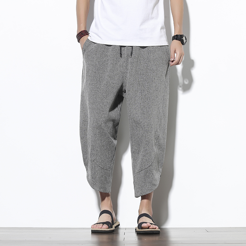 Men Breathable Summer Harem Pants Mens 2020 Vintage Solid Trousers Male Oversized Ankle-length Men Pants Clothes Dropshipping, Green 
Men Breathable Summer Harem Pants Mens 2020 Vintage Solid Trousers Male Oversized Ankle-length Men Pants Clothes Dropshipping, Green