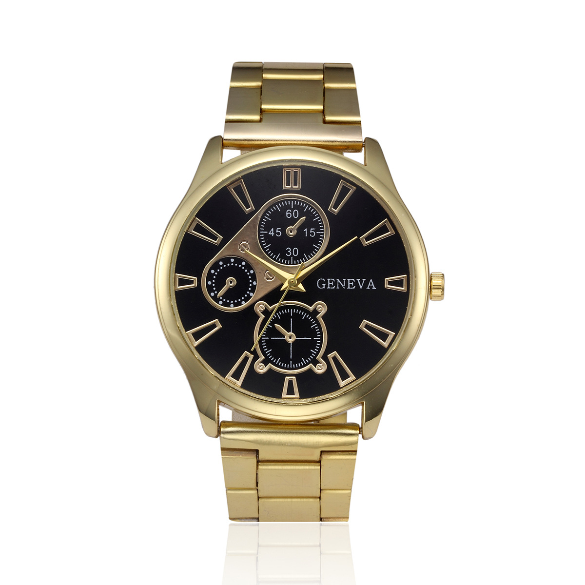 Wholesale geneva 3 eyes decoration design fashion watches mens man male Gear belt alloy metal outdoor watch sport quartz gift wristwatches, Please choose colours
Wholesale geneva 3 eyes decoration design fashion watches mens man male Gear belt alloy metal outdoor watch sport quartz gift wristwatches, Please choose colours