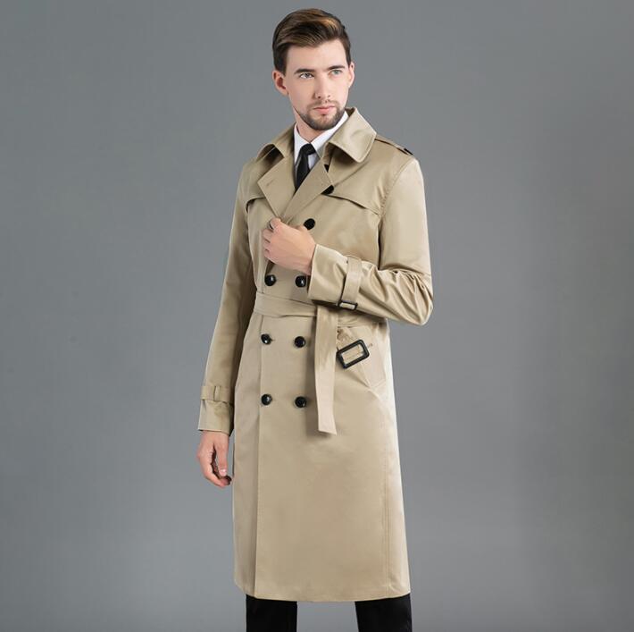 Mens trench coats man double breasted long coat men clothes slim fit overcoat long sleeve 2020 spring new designer khaki black
Mens trench coats man double breasted long coat men clothes slim fit overcoat long sleeve 2020 spring new designer khaki black