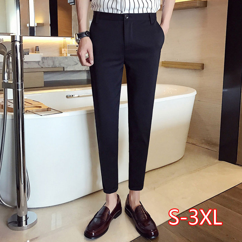 Summer New Product Man Korean Pant Office Men Cargo Trousers Men Joggers Homme Masculina White Pencil Pants Man, Blue
Summer New Product Man Korean Pant Office Men Cargo Trousers Men Joggers Homme Masculina White Pencil Pants Man, Blue