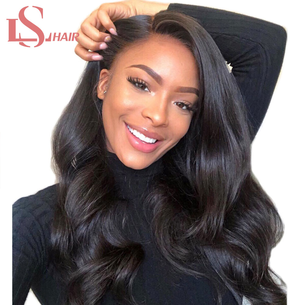 LS hair Lace frontal Human Hair Wigs Brazilian Body Wave Lace Wig Glueless Remy Human Hair Lace Wigs, Black
LS hair Lace frontal Human Hair Wigs Brazilian Body Wave Lace Wig Glueless Remy Human Hair Lace Wigs, Black