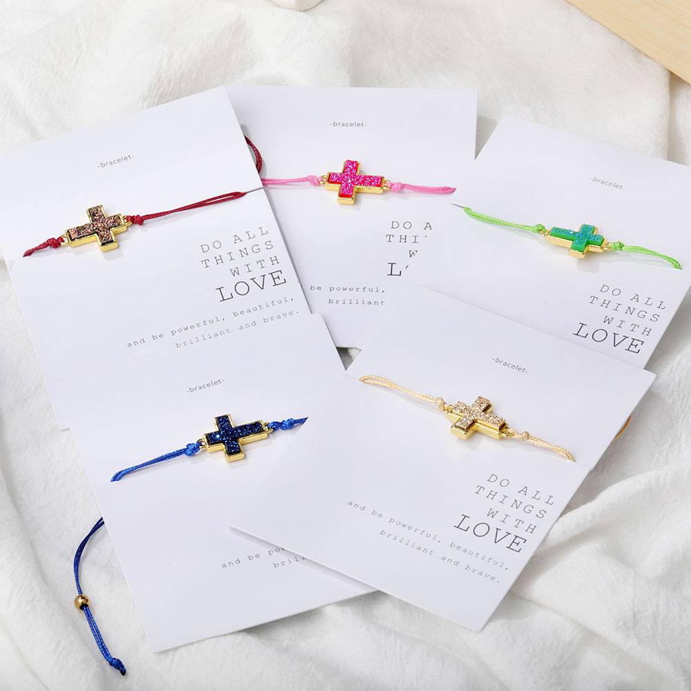 Simple Cross Bracelet Adjustable Braid Lucky String Rope Bracelets For Women Men Children Handmade Jewelry
Simple Cross Bracelet Adjustable Braid Lucky String Rope Bracelets For Women Men Children Handmade Jewelry