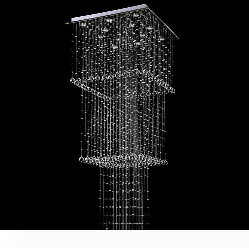 Modern Crystal Chandelier Lighting Stair Hanging Light Fixture Square Design LED Hallway Indoor Lighting Luminaire Suspension
Modern Crystal Chandelier Lighting Stair Hanging Light Fixture Square Design LED Hallway Indoor Lighting Luminaire Suspension