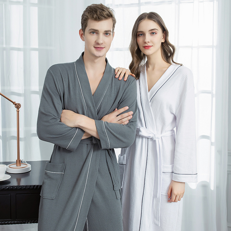 Fdfklak Soft Robe Man and Woman Bathrobe Home Robe Night Cotton Couple Solid Fashion Style Casual 2020 Autumn New, Gray women
Fdfklak Soft Robe Man and Woman Bathrobe Home Robe Night Cotton Couple Solid Fashion Style Casual 2020 Autumn New, Gray women