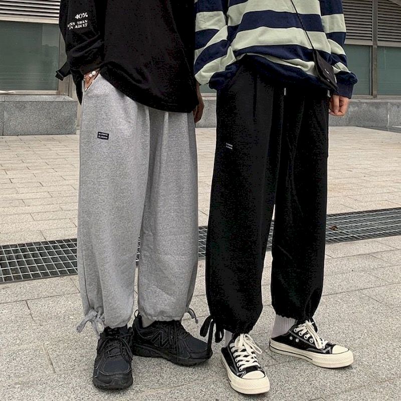 drawstring sports mens joggers wide leg pants sweatpants couple clothes vintage Harajuku trousers straight casual plus size, Black
drawstring sports mens joggers wide leg pants sweatpants couple clothes vintage Harajuku trousers straight casual plus size, Black