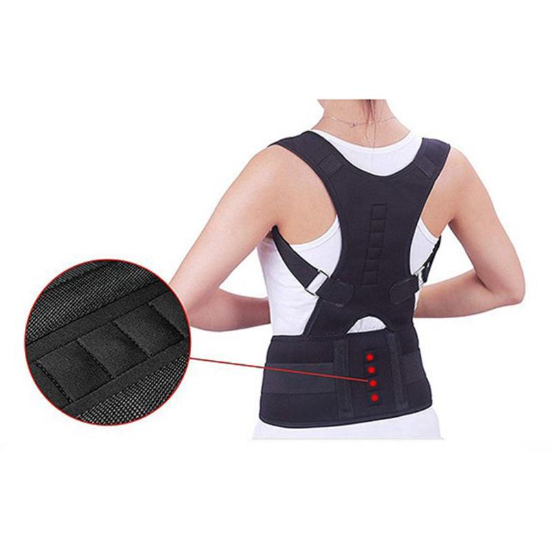 Men Women Magnetic Posture Corrector Back Posture Brace Clavicle Support Stop Spine Adjustable Back Trainer, As pic
Men Women Magnetic Posture Corrector Back Posture Brace Clavicle Support Stop Spine Adjustable Back Trainer, As pic