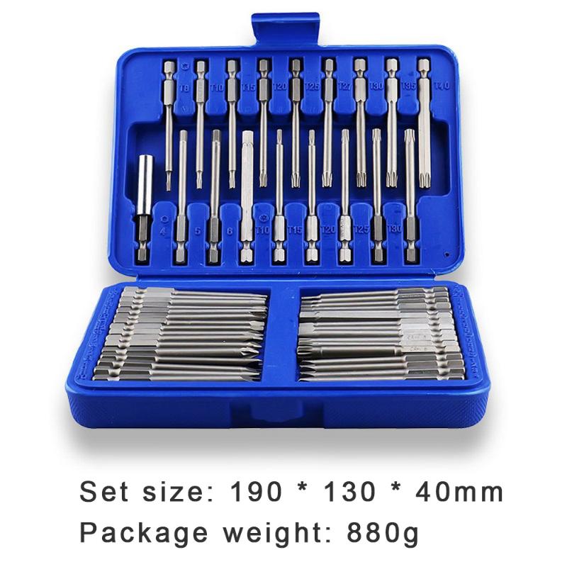 50 Pcs Screwdriver Drill Bit Set Extension Electric Screwdriver Drill Bits with U-shaped Cross-shaped Plum Post Connector Set
50 Pcs Screwdriver Drill Bit Set Extension Electric Screwdriver Drill Bits with U-shaped Cross-shaped Plum Post Connector Set