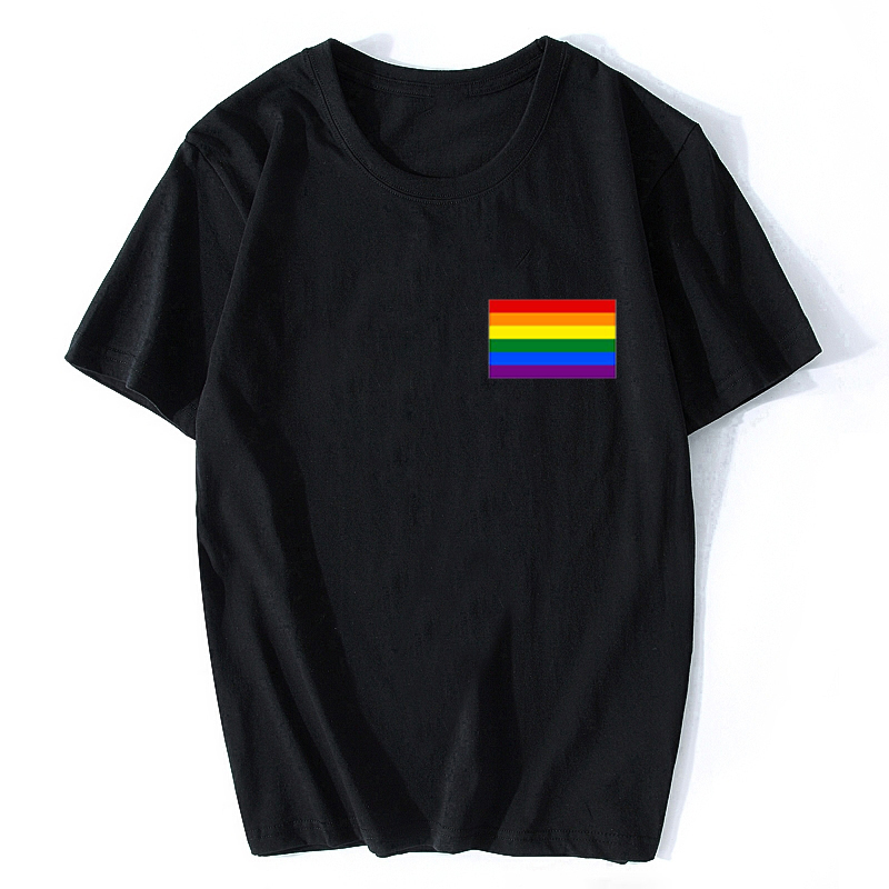 Gay Pride Flag T Shirt Lesbian Rainbow Lgbt Tshirt Print T-shirt Man/Male Casual Tee T Shirt Unisex Clothing Love Is Love Lgbt, White
Gay Pride Flag T Shirt Lesbian Rainbow Lgbt Tshirt Print T-shirt Man/Male Casual Tee T Shirt Unisex Clothing Love Is Love Lgbt, White