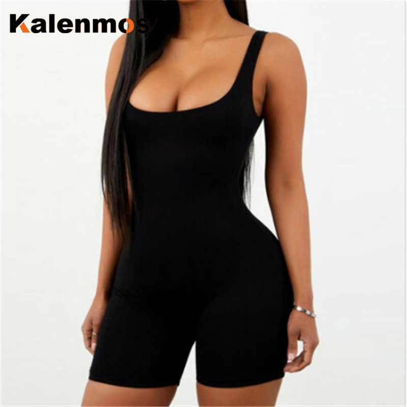 KALENMOS Jumpsuits for Women 2020 Summer Rompers Sexy Bodysuit Sleeveless Solid Bodycon Playsuit Short Pants Sports Tracksuits, Black
KALENMOS Jumpsuits for Women 2020 Summer Rompers Sexy Bodysuit Sleeveless Solid Bodycon Playsuit Short Pants Sports Tracksuits, Black