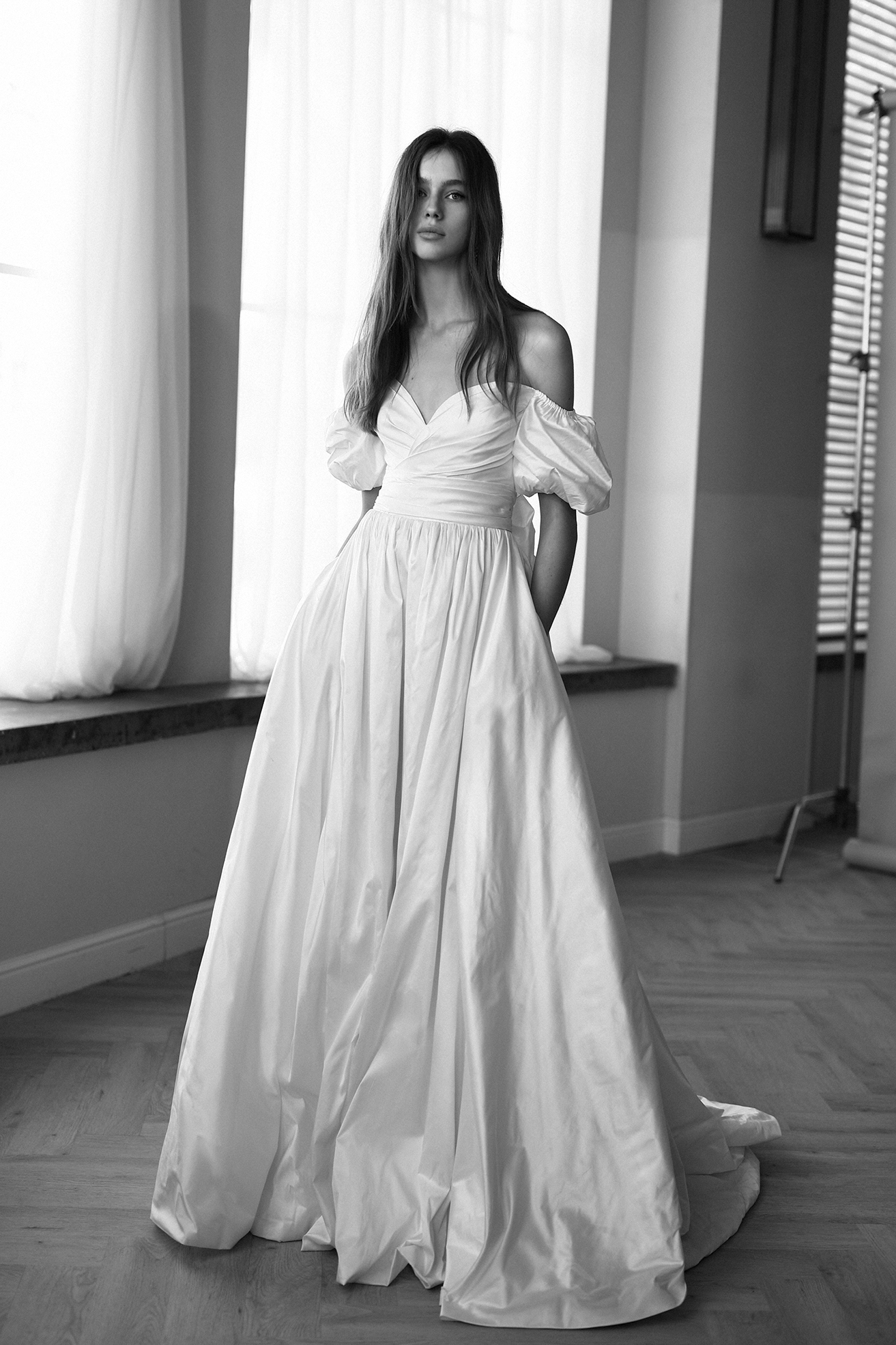 lihi hod wedding dresses vintage satin off the shoulder bridal gowns wedding dress custom made vestidos de novia