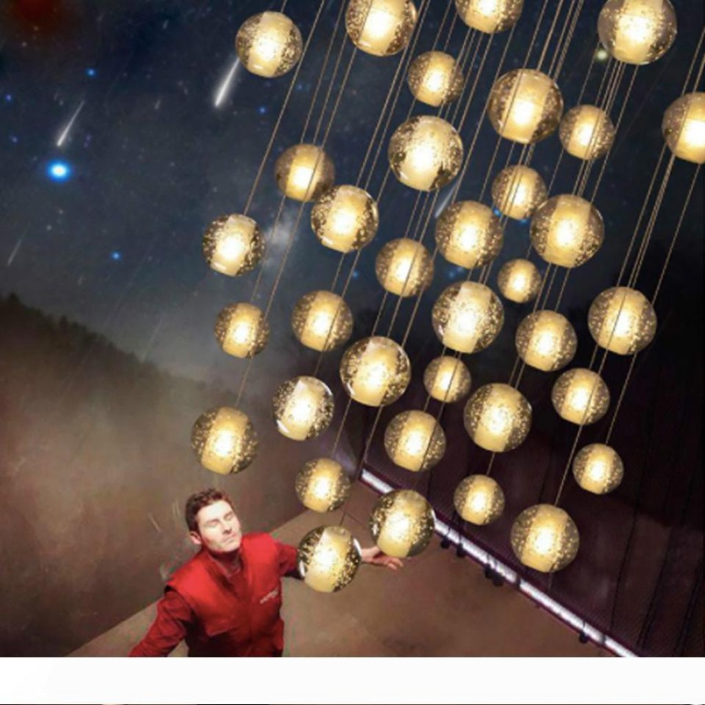 G4 LED Crystal Glass Ball Pendant Lamp Meteor Rain Ceiling Light Meteoric Shower Stair Bar Droplight Chandelier Lighting AC110V-240V
G4 LED Crystal Glass Ball Pendant Lamp Meteor Rain Ceiling Light Meteoric Shower Stair Bar Droplight Chandelier Lighting AC110V-240V