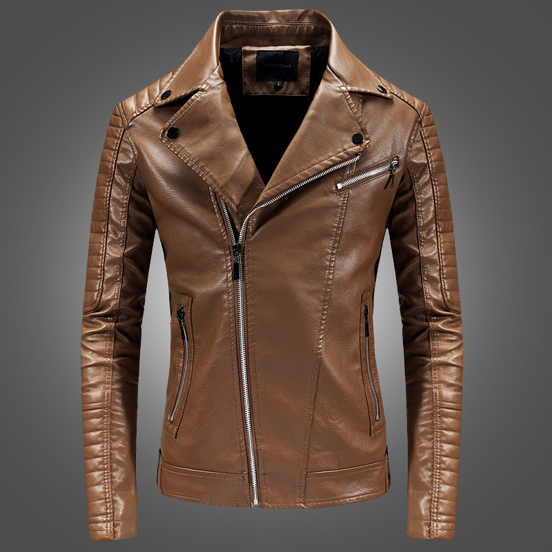Men's leather jacket men's slim short spring and autumn PU leather jacket men men, Yellow-mym1713
Men's leather jacket men's slim short spring and autumn PU leather jacket men men, Yellow-mym1713