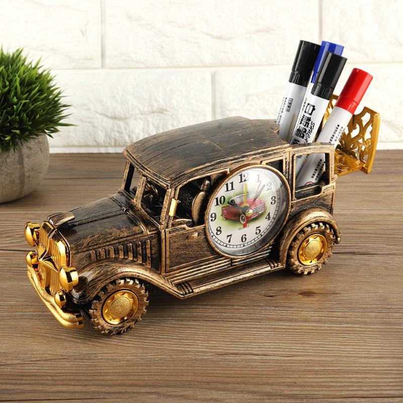 Multi-function Desk Alarm Clock Classical Vintage Car Digital Clock Gift Pen Holder For Students Supplies Table Decoration
Multi-function Desk Alarm Clock Classical Vintage Car Digital Clock Gift Pen Holder For Students Supplies Table Decoration