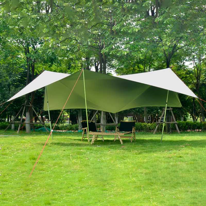 Vialido Outdoor Camping Anti-UA Anti-heat Canopy Waterproof Shelter Tent Ultra-large Gazebo Multi-person Canopy Without Poles
Vialido Outdoor Camping Anti-UA Anti-heat Canopy Waterproof Shelter Tent Ultra-large Gazebo Multi-person Canopy Without Poles