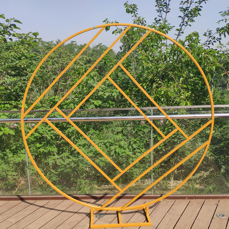 eventgrand party arch flower balloons rack props wedding backdrops ornaments ring geometric diamond box frame screen stage background decor