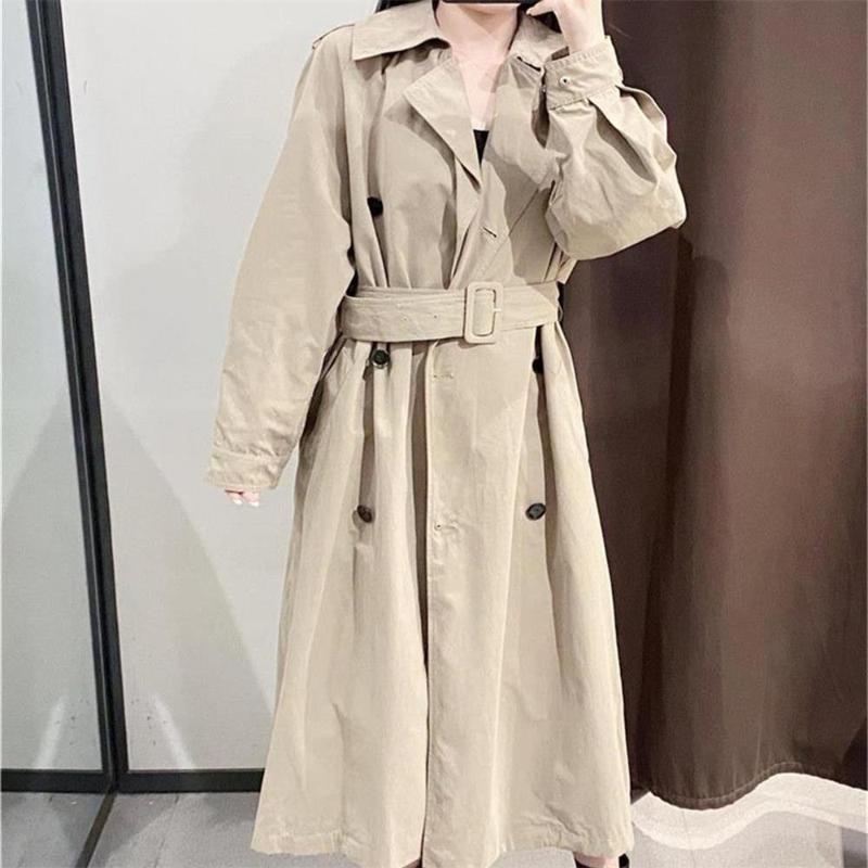 Fall 2020 new waterproof all-inclusive trench coat female belt fashion large size was thin gas trench coat, Khaki
Fall 2020 new waterproof all-inclusive trench coat female belt fashion large size was thin gas trench coat, Khaki