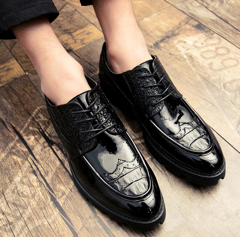 increasing height italian male leather formal brogue platform oxford shoes for men shoes casual footwear men, As pic
increasing height italian male leather formal brogue platform oxford shoes for men shoes casual footwear men, As pic