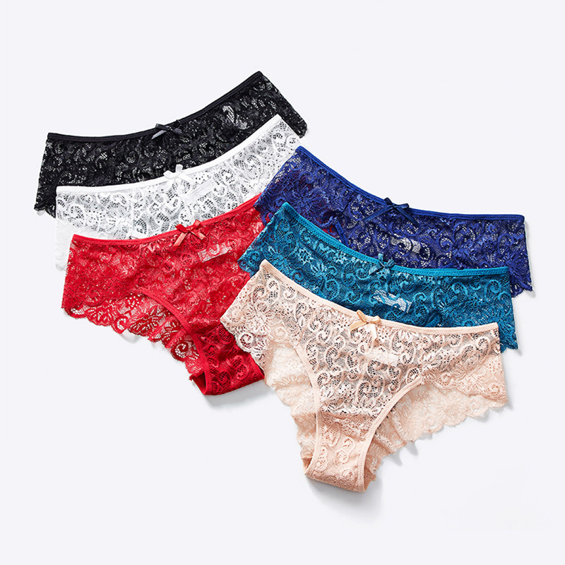 6 Pcs/lot Panties Underwear Woman Sexy Lace Briefs Breathable Female Panty knickers Set Transparent Underpants Dropshipping, Multi
6 Pcs/lot Panties Underwear Woman Sexy Lace Briefs Breathable Female Panty knickers Set Transparent Underpants Dropshipping, Multi