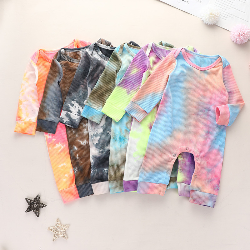 Baby Boys Girls Romper Born Jumpsuits Tie-dyed Clothing Long Sleeve Autumn Clothes, #4
Baby Boys Girls Romper Born Jumpsuits Tie-dyed Clothing Long Sleeve Autumn Clothes, #4