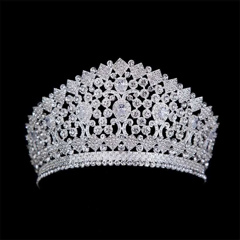 Wedding Bridal Pageant Crown Tall Tiaras Crystal Rhinestone Hair Accessories Jewelry Huge Queen Princess Crowns Tiara Women Prom Headdress Ornament Silver
Wedding Bridal Pageant Crown Tall Tiaras Crystal Rhinestone Hair Accessories Jewelry Huge Queen Princess Crowns Tiara Women Prom Headdress Ornament Silver