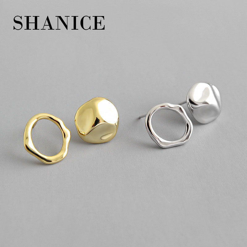 SHANICE 925 Sterling Silver Punk Style INS irregular concave surface geometric circle Men Women Stud Earrings Statement Jewelry
SHANICE 925 Sterling Silver Punk Style INS irregular concave surface geometric circle Men Women Stud Earrings Statement Jewelry
