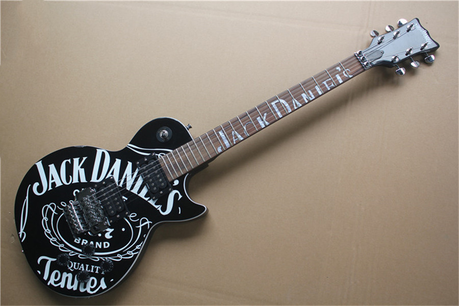 free shipping JACK DAN signature guitar,basswood body,maple neck, black body,24 fret,shell inlay,LP pickups,floyd rose tremolo
free shipping JACK DAN signature guitar,basswood body,maple neck, black body,24 fret,shell inlay,LP pickups,floyd rose tremolo
