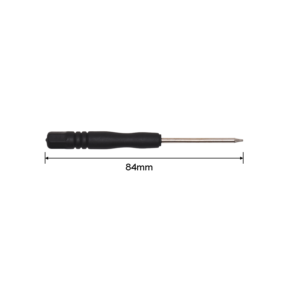 Black Mini Screwdriver 0.6Y 0.8 Pentalobe 1.5 2.0 Phillips 2.0 Slotted 2.0Y Torx T5 T6 for Mobile Phone Opening Tools Repair 1000pcs/lot