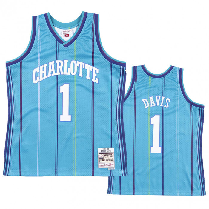 Baron Davis 1 Charlotte Hornets Men 1999-00 Mitchell & Ness Road Swingman Jersey, Black
Baron Davis 1 Charlotte Hornets Men 1999-00 Mitchell & Ness Road Swingman Jersey, Black