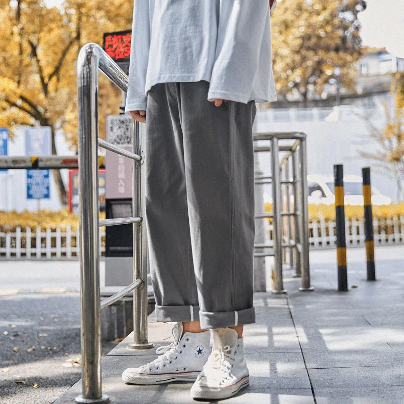 Streetwear Men' Solid Color Harem Pants 2020 Korean Men Casual Straight Pants New Man Trousers, Army green
Streetwear Men' Solid Color Harem Pants 2020 Korean Men Casual Straight Pants New Man Trousers, Army green