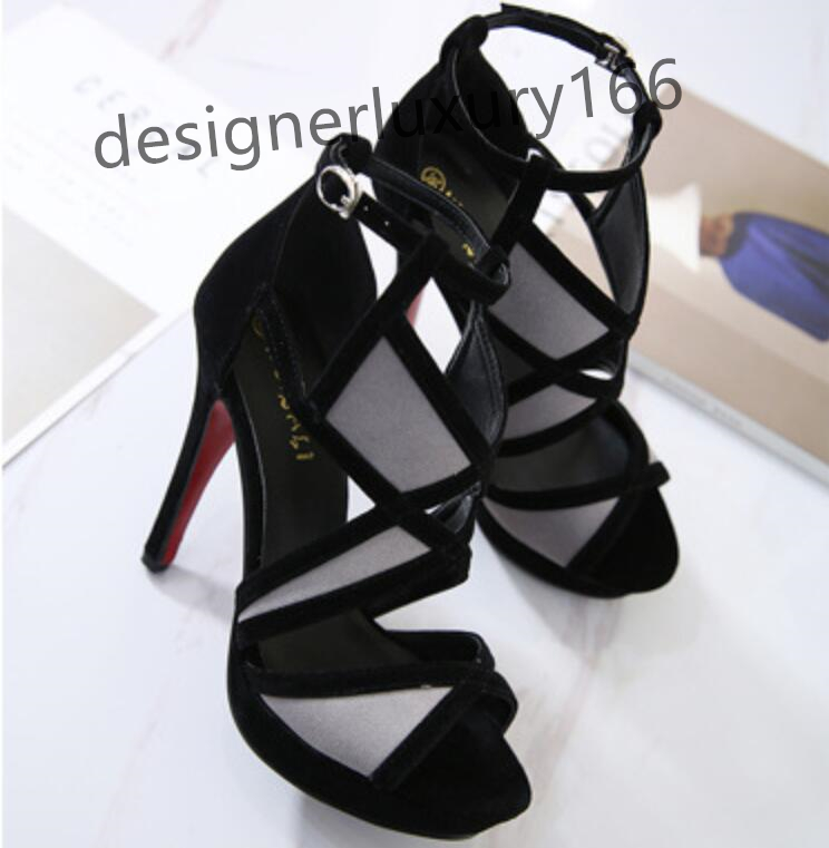 Sandales de talon pointues Sandales Noir Chaussures pour femmes 202 Talons d'été respirants pour femmes Stiletto beige Sale 01