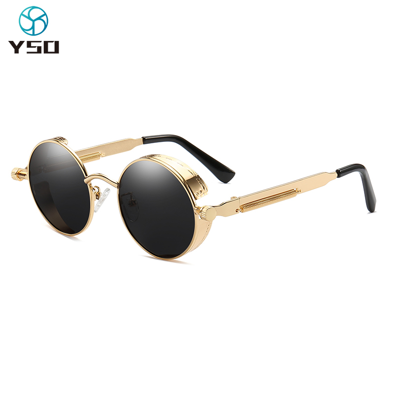 YSO 2020 New Steam Punk Sunglasses For Women Men Round Lens Metal Frame Polarized Sun Glasses Man Sunglasses 8021
YSO 2020 New Steam Punk Sunglasses For Women Men Round Lens Metal Frame Polarized Sun Glasses Man Sunglasses 8021