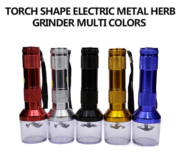 Aluminum Electric Tobacco Grinder Crusher Herb Smoke Grinders flashlight Pollen Cigarett broken smoke detectors
Aluminum Electric Tobacco Grinder Crusher Herb Smoke Grinders flashlight Pollen Cigarett broken smoke detectors