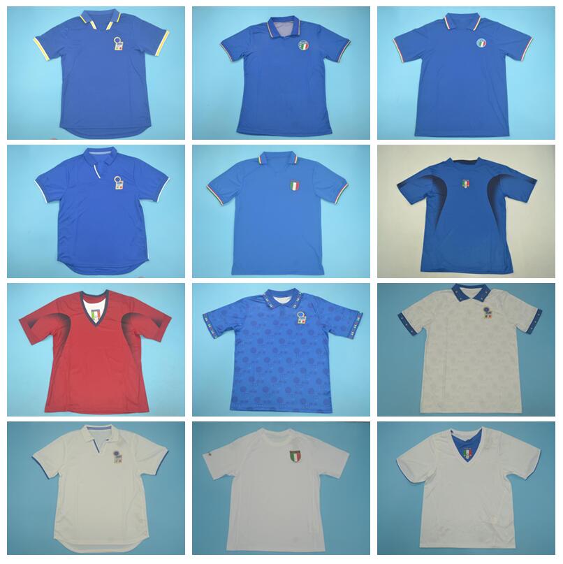 1996 1998 2000 2002 Soccer Italia Retro Italy Vinatge Jersey DE ROSSI GROSSO VANNAVARO MATERAZZI BARESI VIERI NESTA Football Shirt Kits, 1994
1996 1998 2000 2002 Soccer Italia Retro Italy Vinatge Jersey DE ROSSI GROSSO VANNAVARO MATERAZZI BARESI VIERI NESTA Football Shirt Kits, 1994